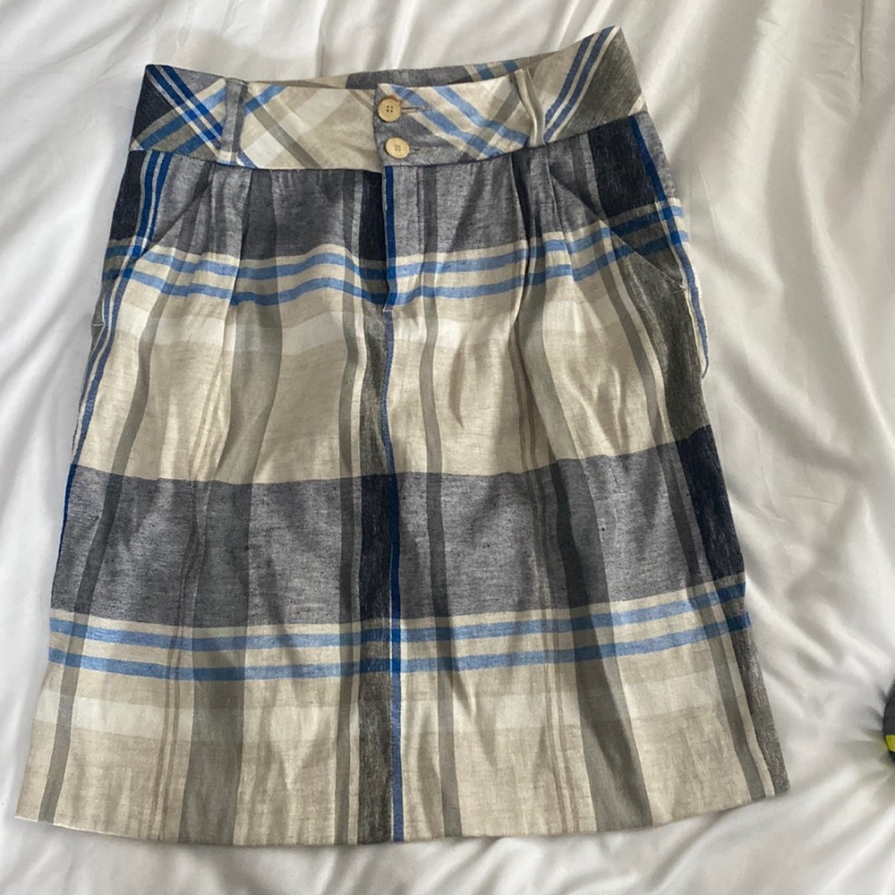 Zara Woman plaid skirt size medium